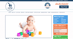 Desktop Screenshot of gpmpediatrics.com